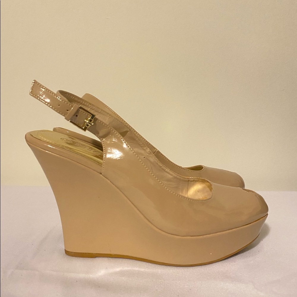 Tan Platform Heel